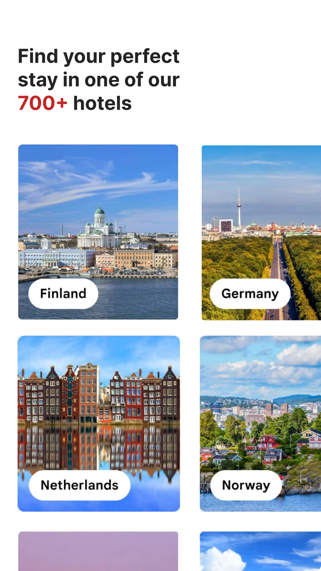Radisson Hotels International screenshot
