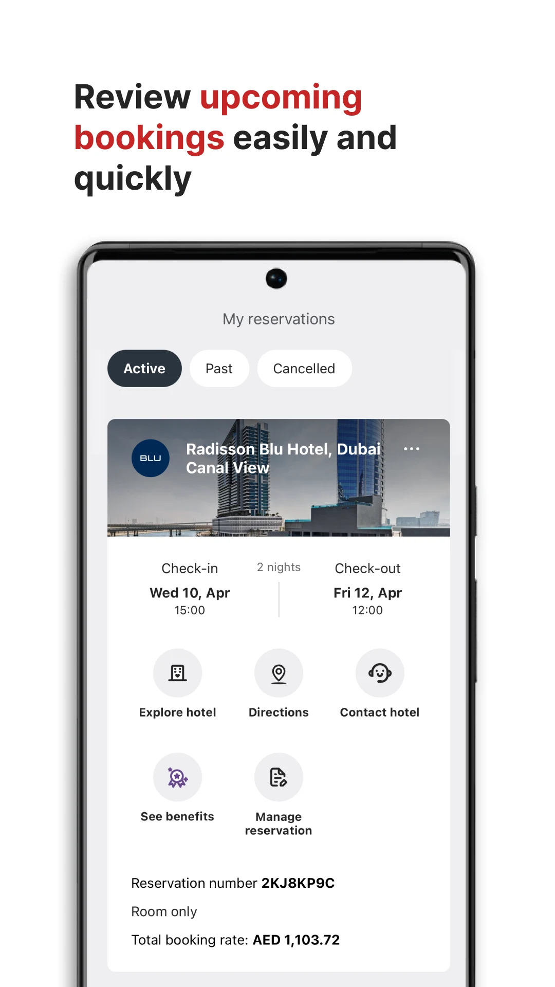 Radisson Hotels International screenshot